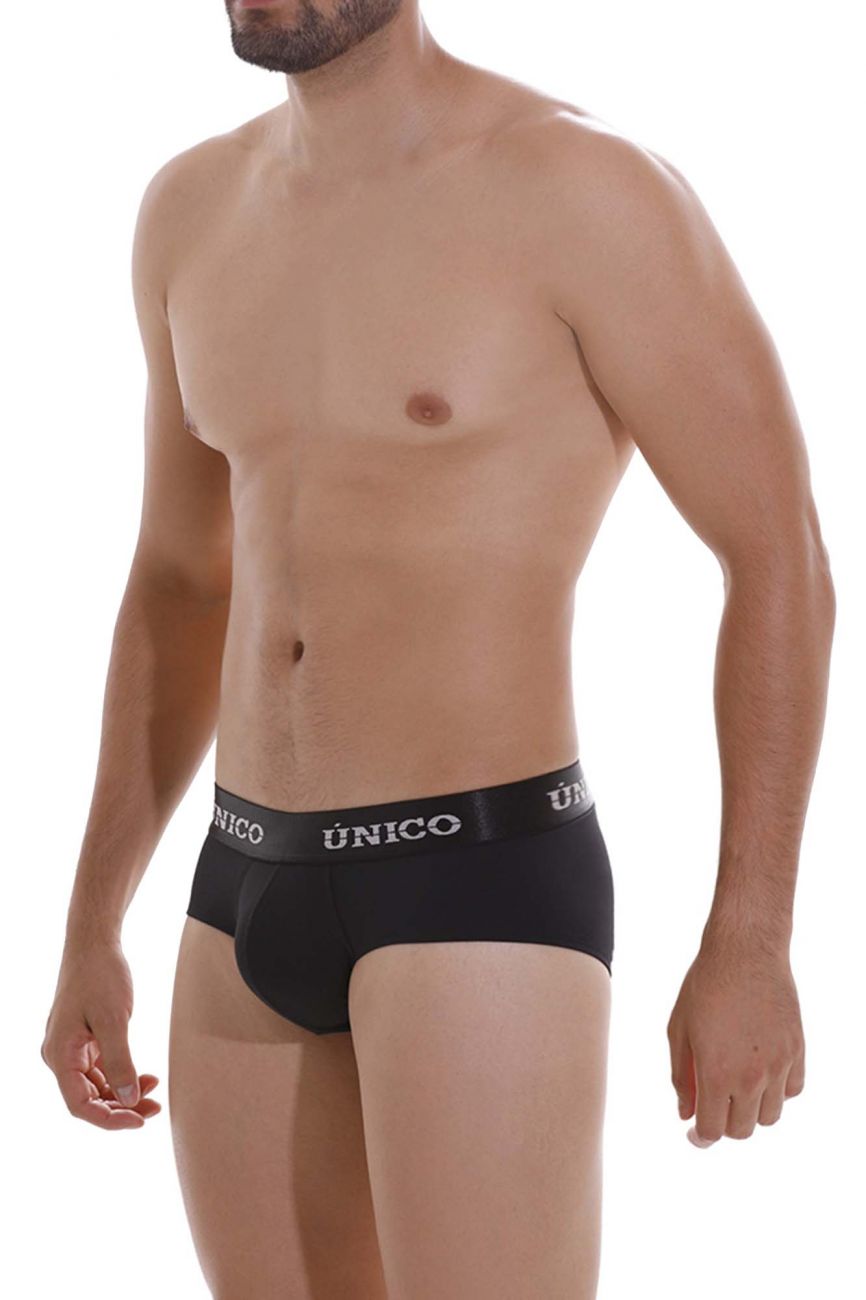 Unico 22120201107 Intenso M22 Briefs Black Plus Sizes
