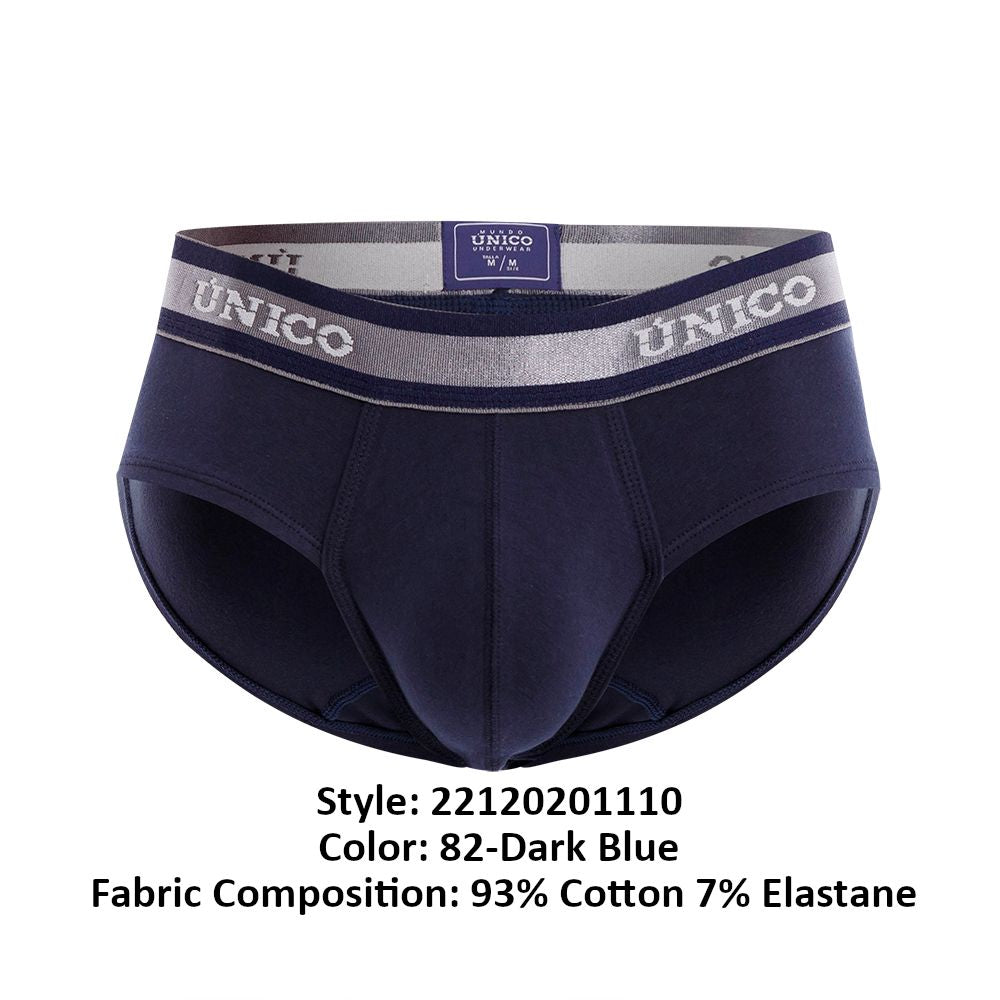Unico 22120201110 Cardenal A22 Briefs Dark Blue Plus Sizes