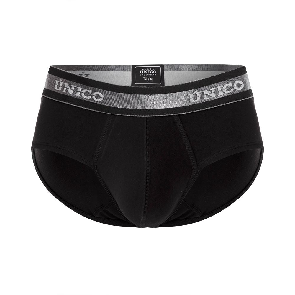 Unico 22120201111 Nebuloso A22 Briefs Black Plus Sizes