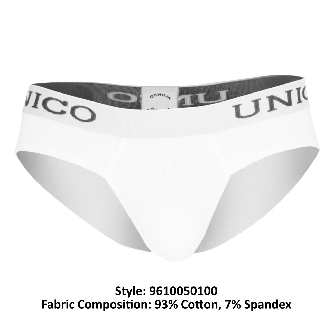 Unico 9610050100 Briefs Cristalino White