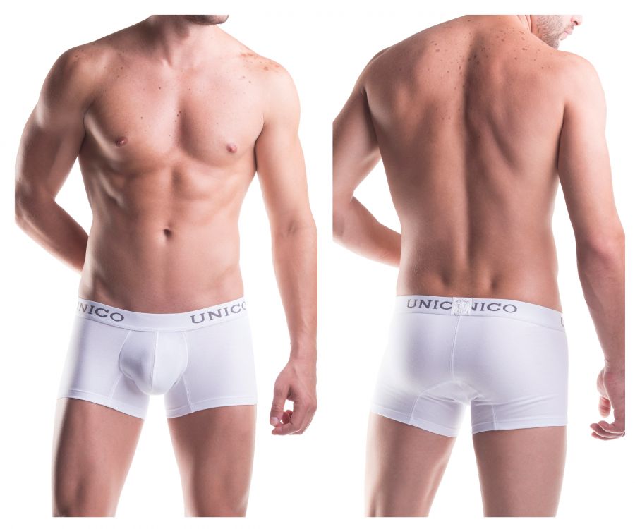 Unico 9610080100 Boxer Briefs Cristalino White
