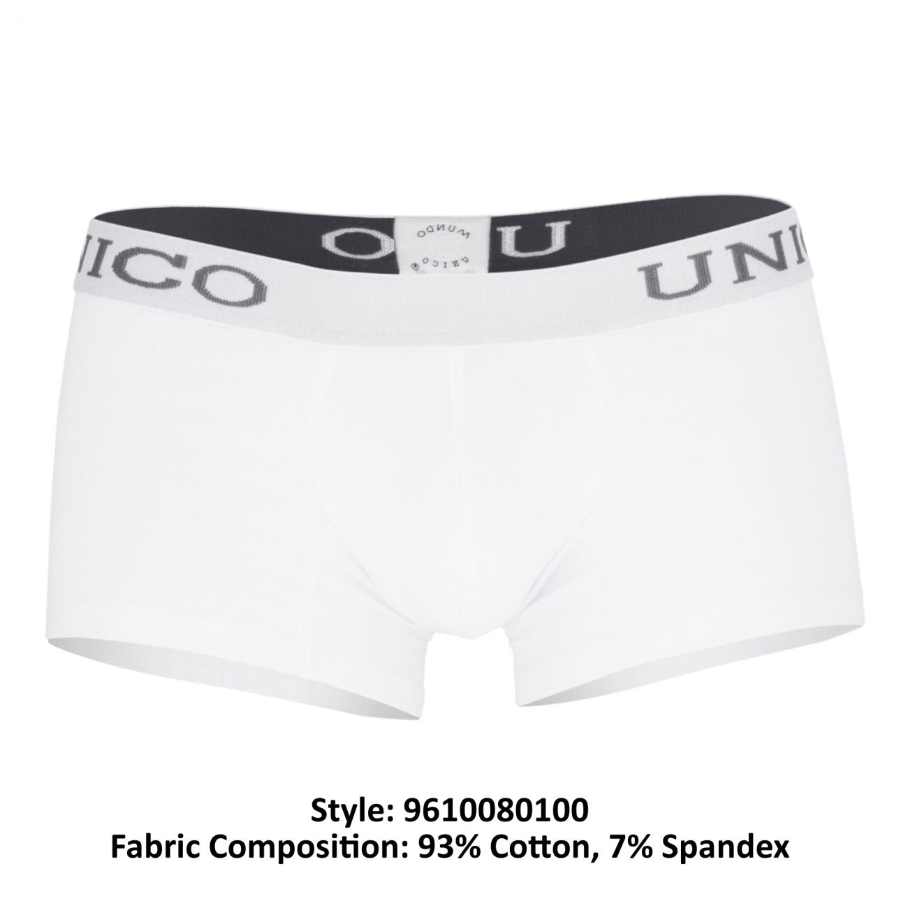 Unico 9610080100 Boxer Briefs Cristalino White