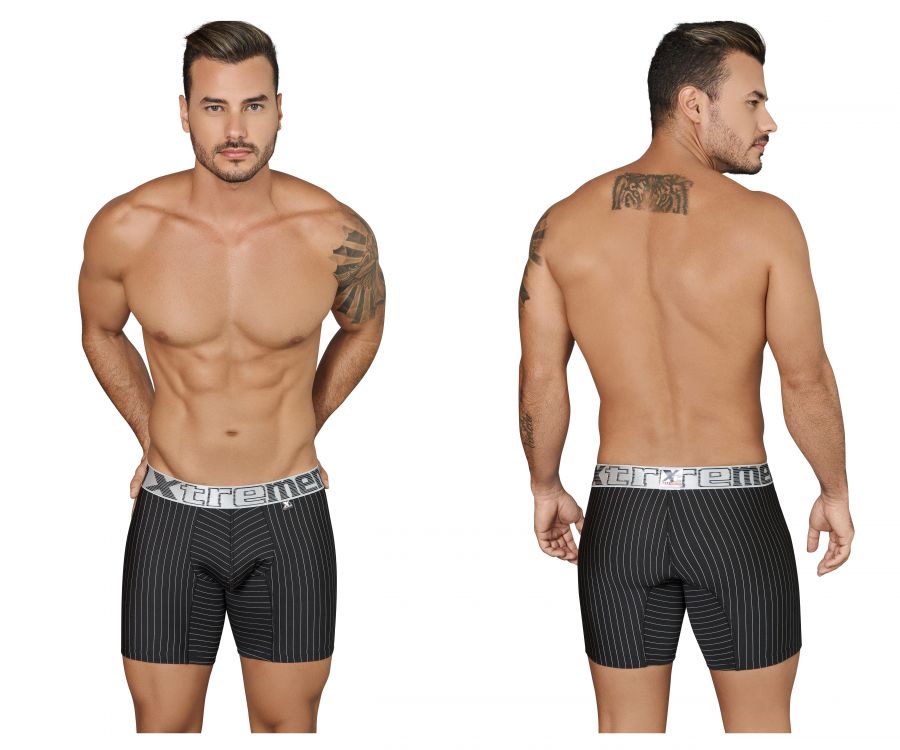 Xtremen 51419 Boxer Briefs Microfiber Stripes