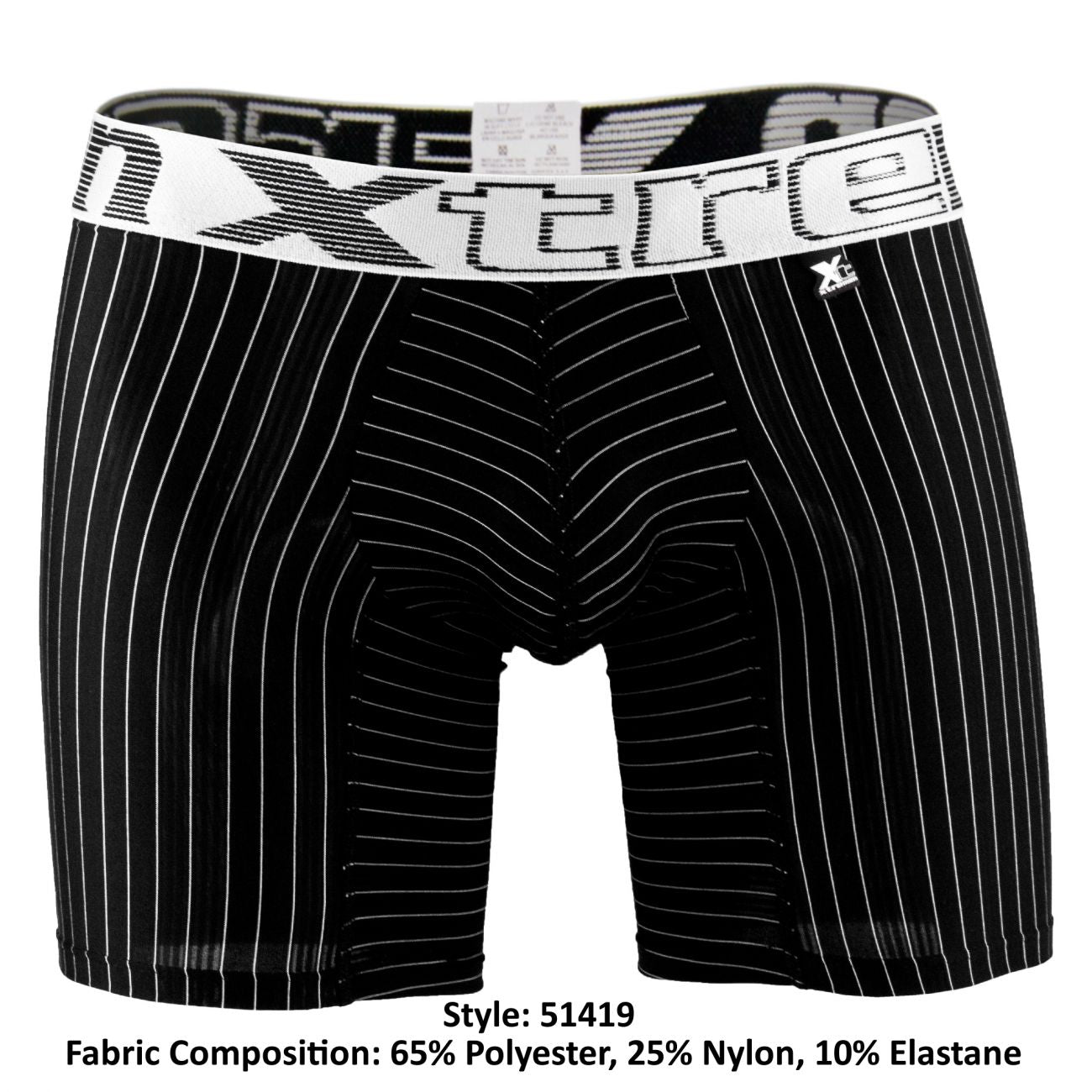Xtremen 51419 Boxer Briefs Microfiber Stripes