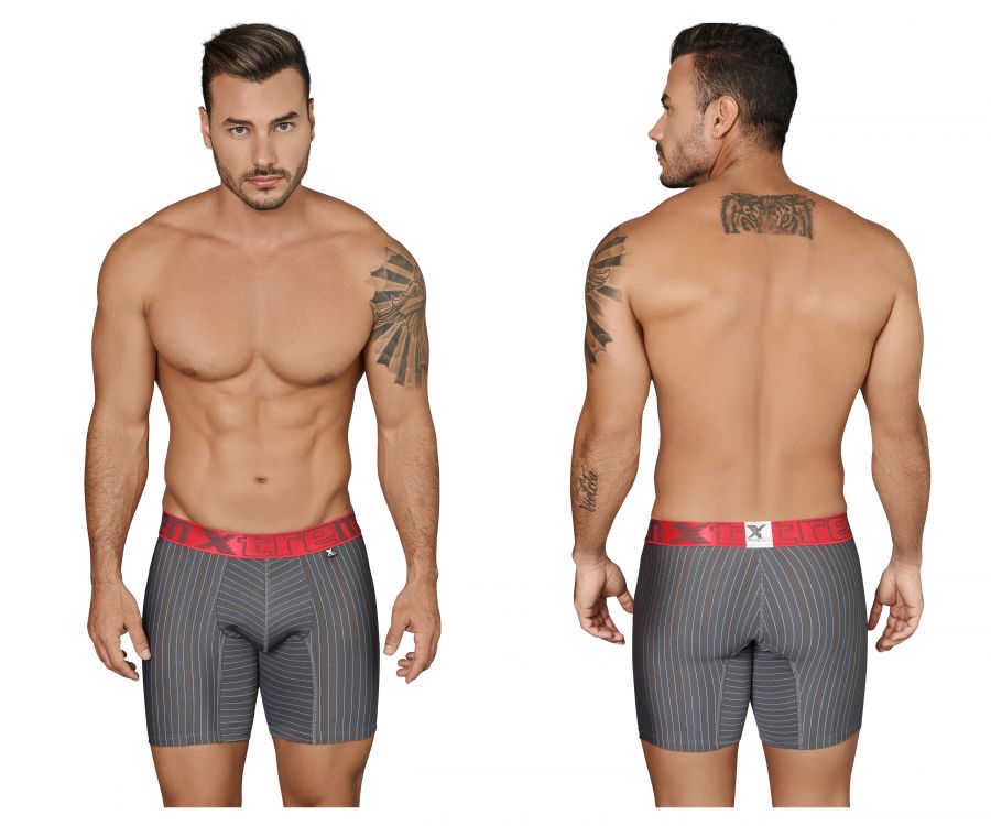 Xtremen 51419 Boxer Briefs Microfiber Stripes