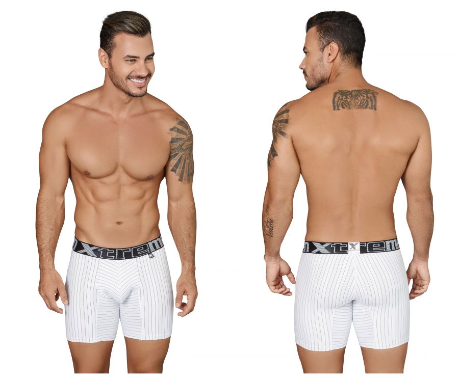 Xtremen 51419 Boxer Briefs Microfiber Stripes