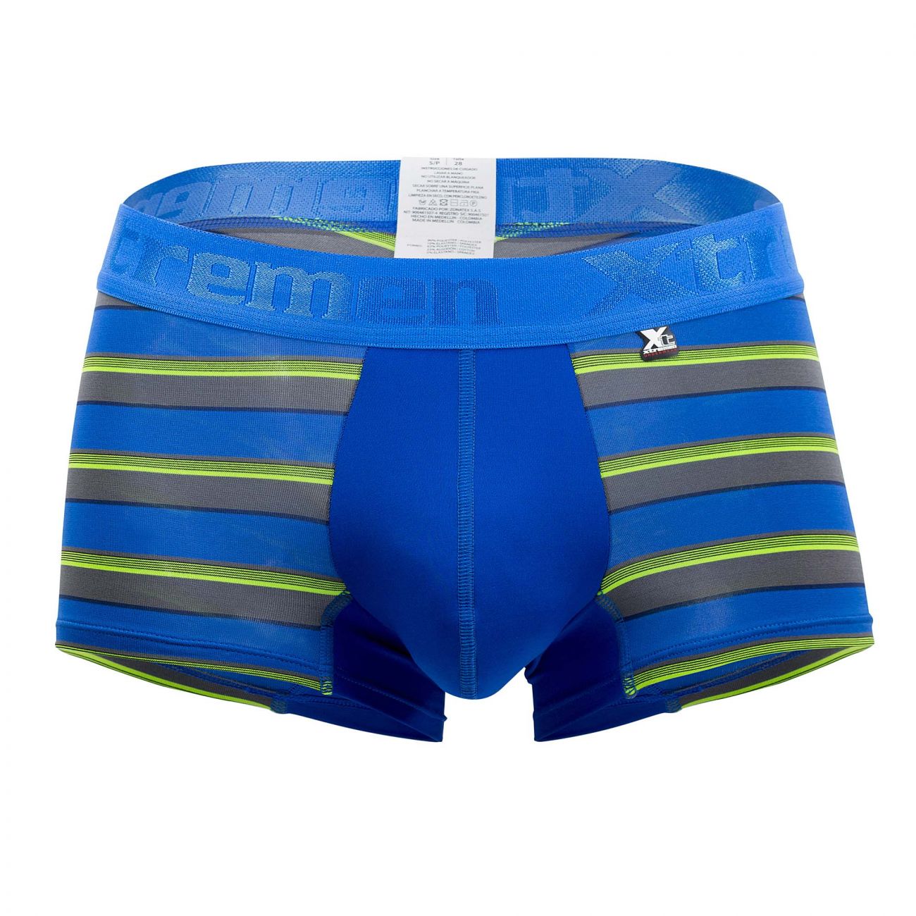 Xtremen 51475C Microfiber Athletic Trunks Blue