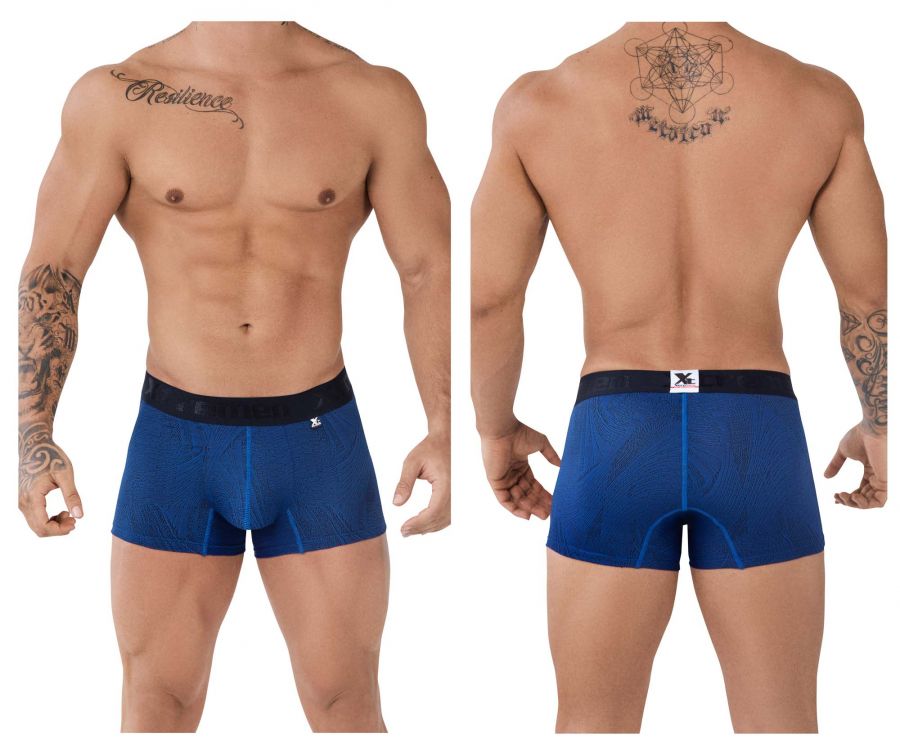 Xtremen 51477C Microfiber Jacquard Trunks Blue