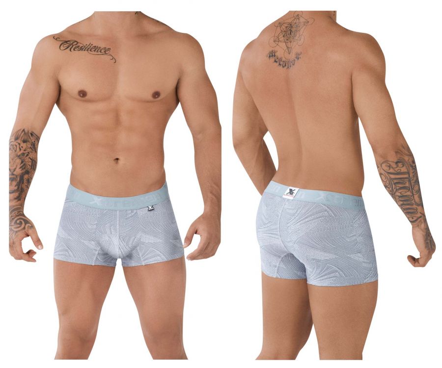 Xtremen 51477C Microfiber Jacquard Trunks Gray
