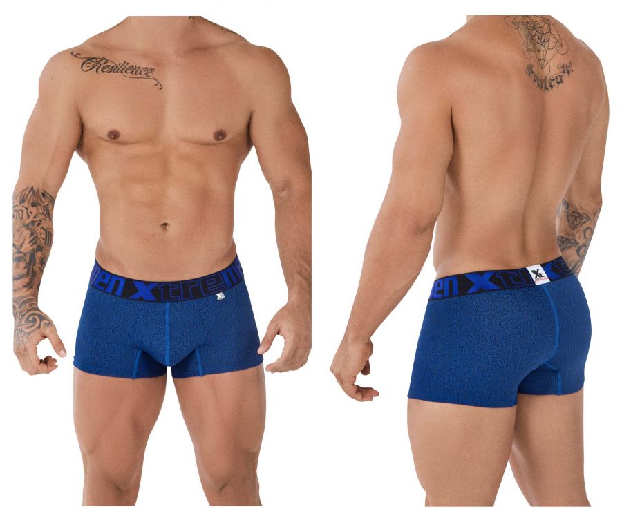 Xtremen 51478C Microfiber Jacquard Trunks Royal