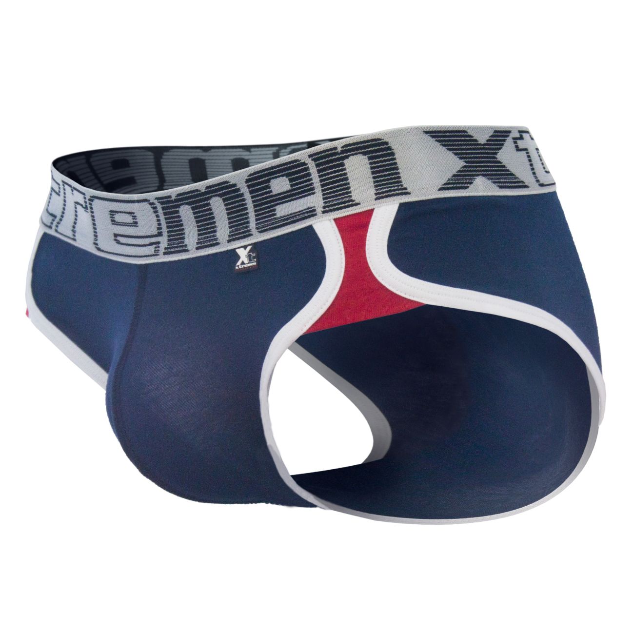 Xtremen 91014-3 3PK Briefs Blue-Gray-Blue