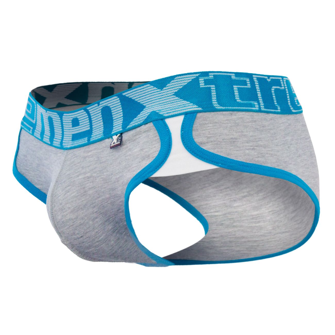 Xtremen 91014-3 3PK Briefs Blue-Gray-Blue