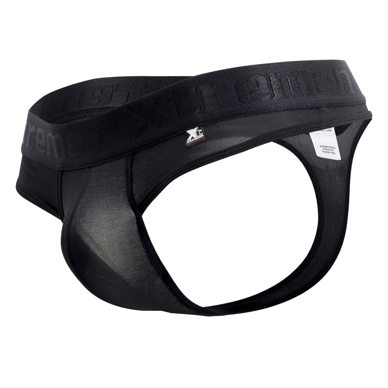 Xtremen 91031-3 3PK Piping Thongs Black White Gray