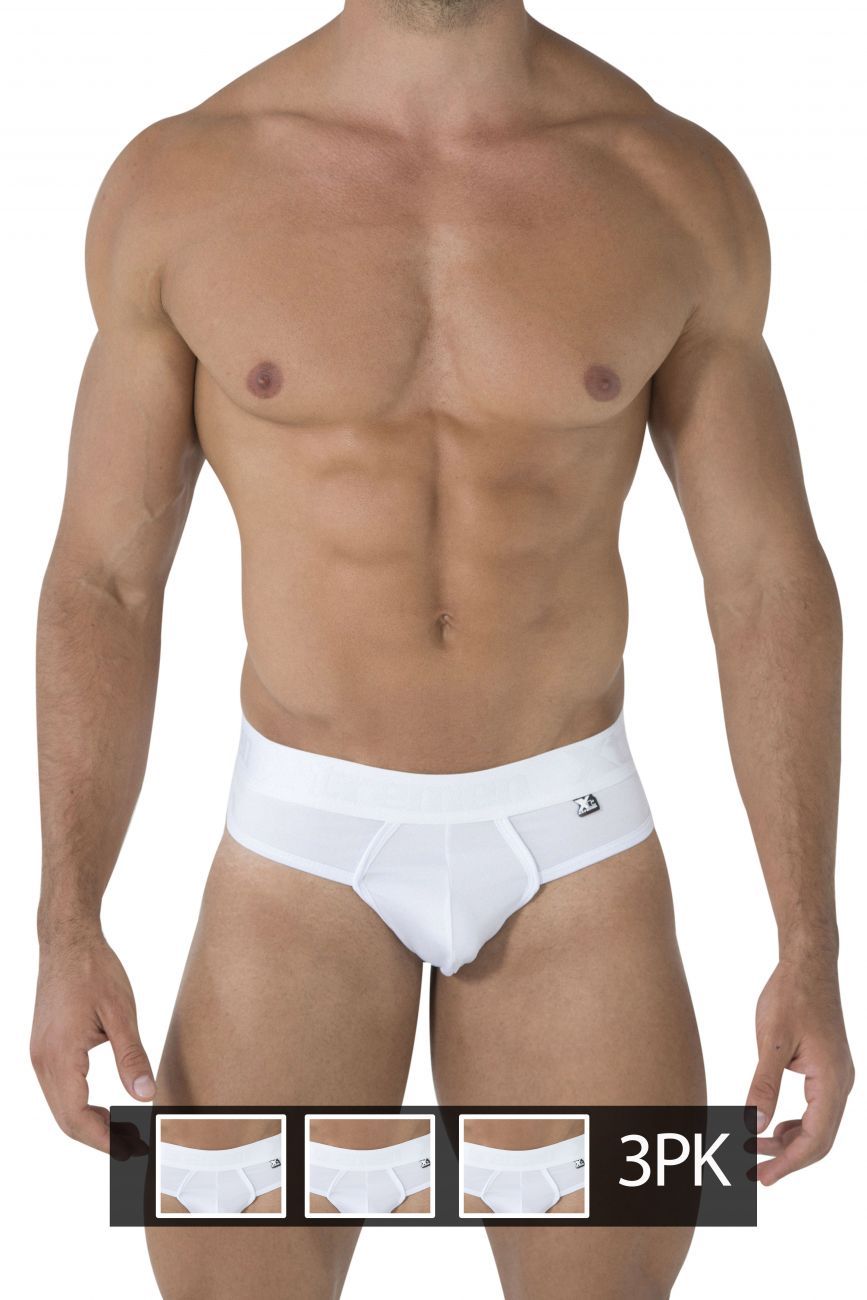 Xtremen 91031-3 3PK Piping Thongs White