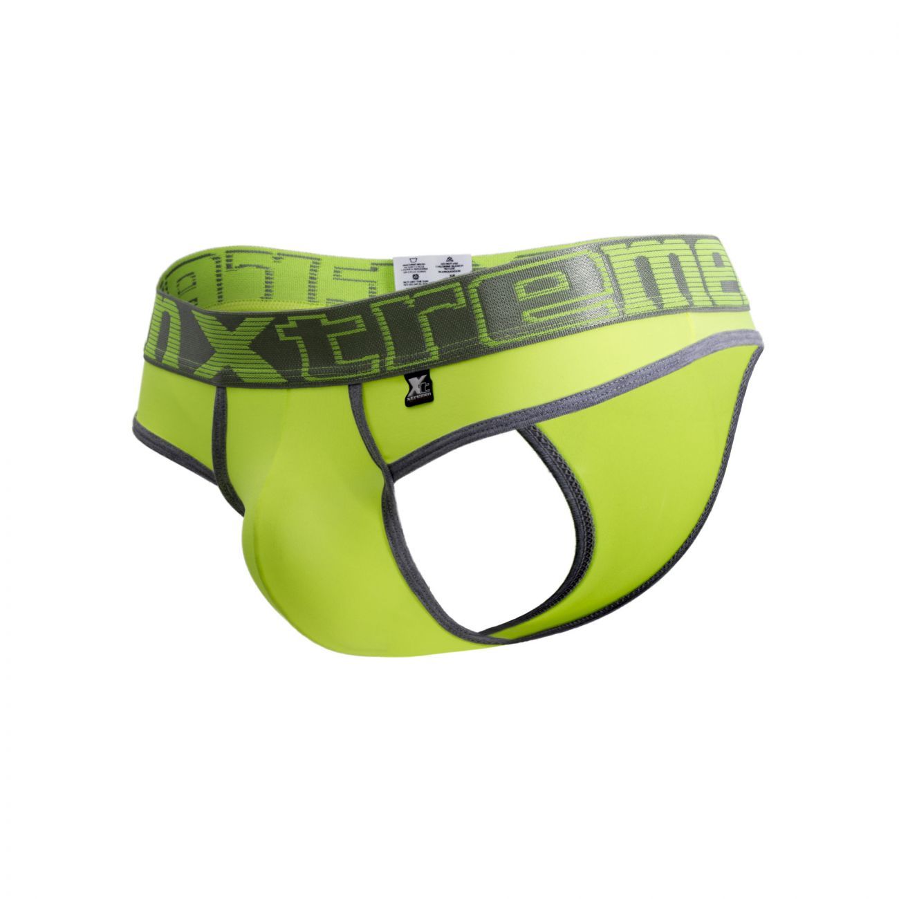 Xtremen 91031X-3 3PK Thongs Green-White-Fuchsia Plus Sizes