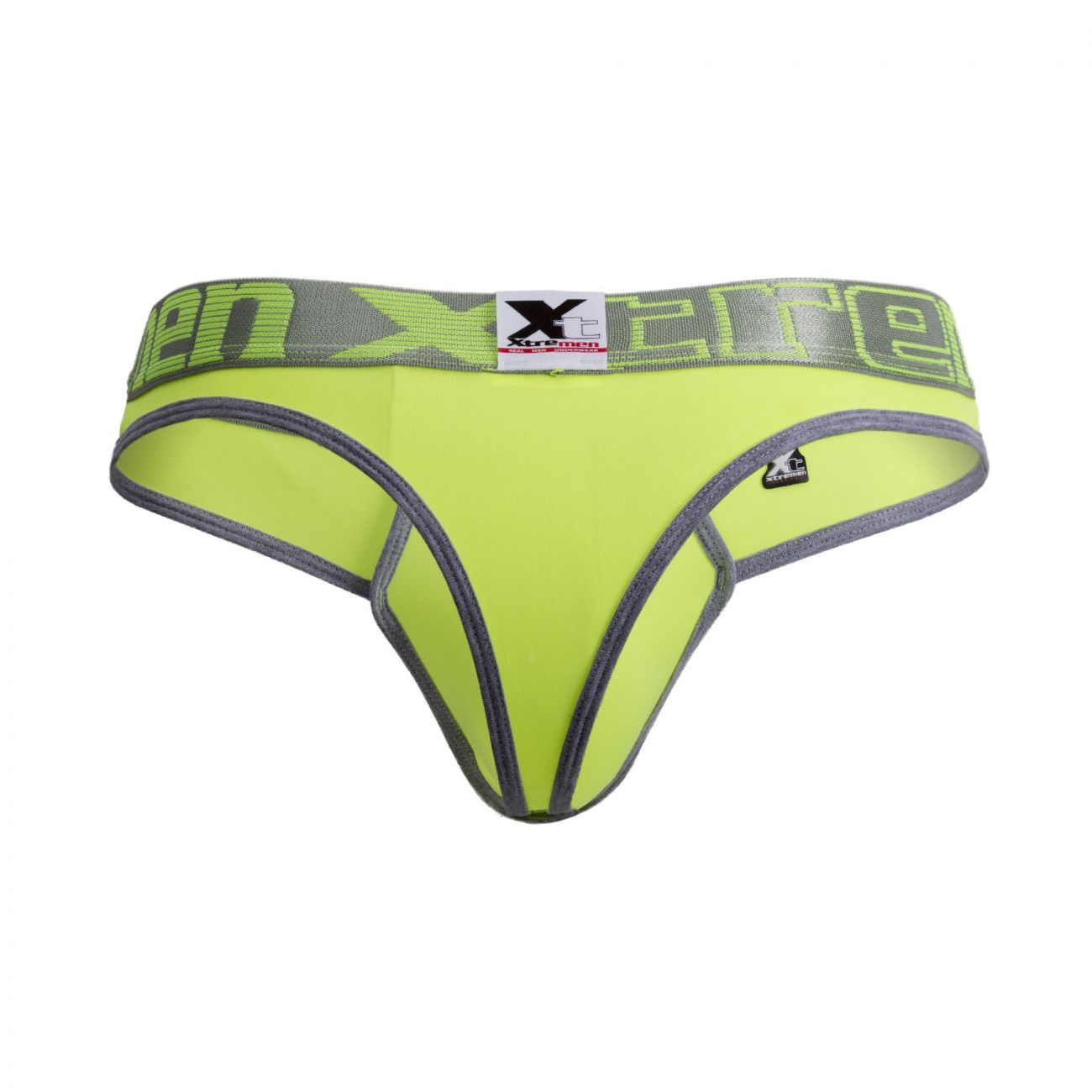 Xtremen 91031X-3 3PK Thongs Green-White-Fuchsia Plus Sizes