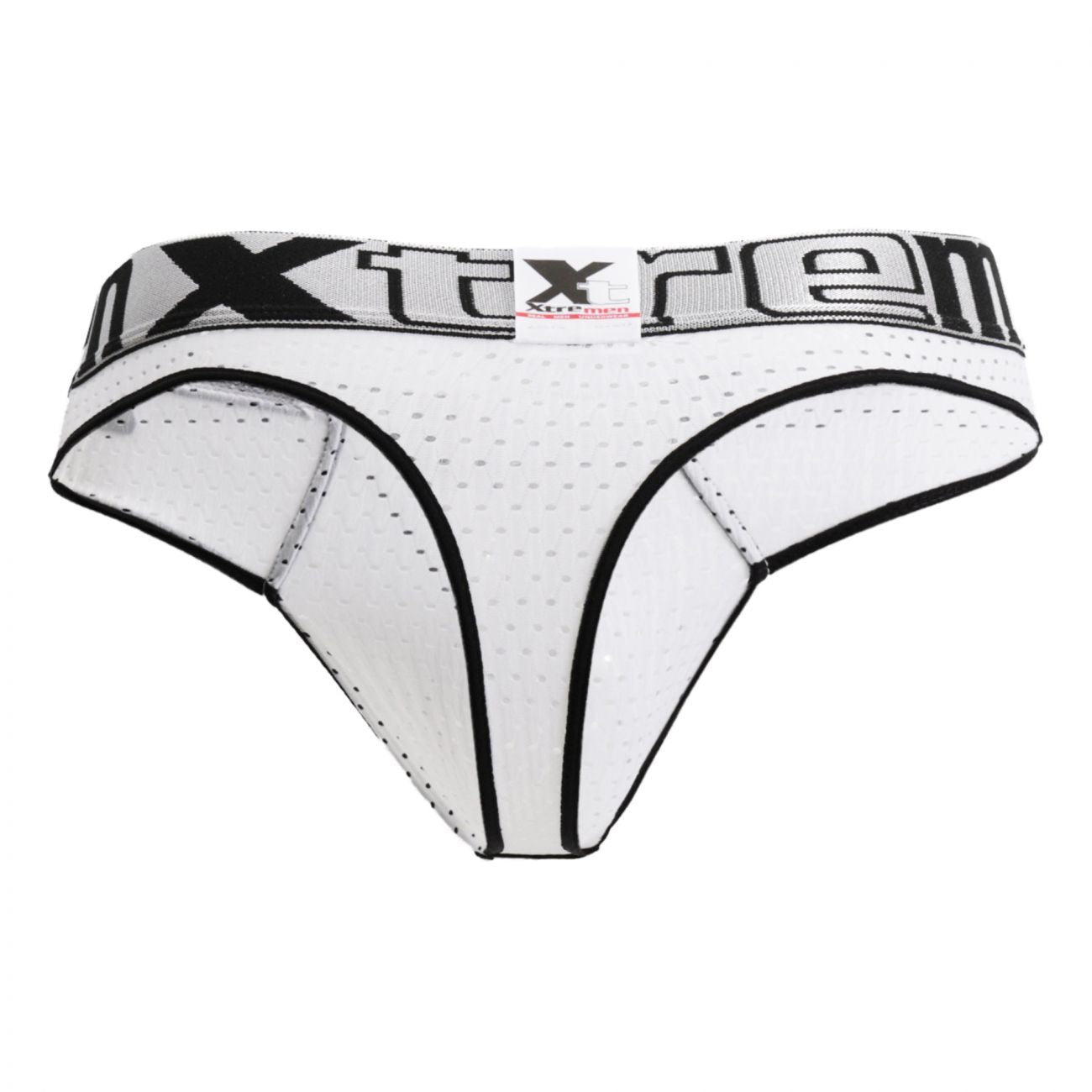 Xtremen 91036X-3 3PK Thongs White-Gray-Blue Plus Sizes