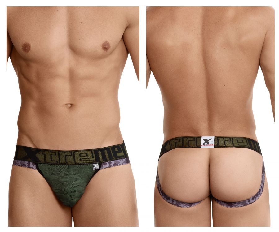 Xtremen 91046 Jacquard Camouflage Jockstrap