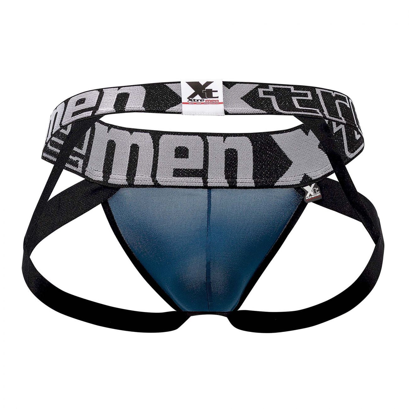 Xtremen 91054X-3 3PK Jockstrap Petrol-Fuchsia-Petrol Plus Sizes