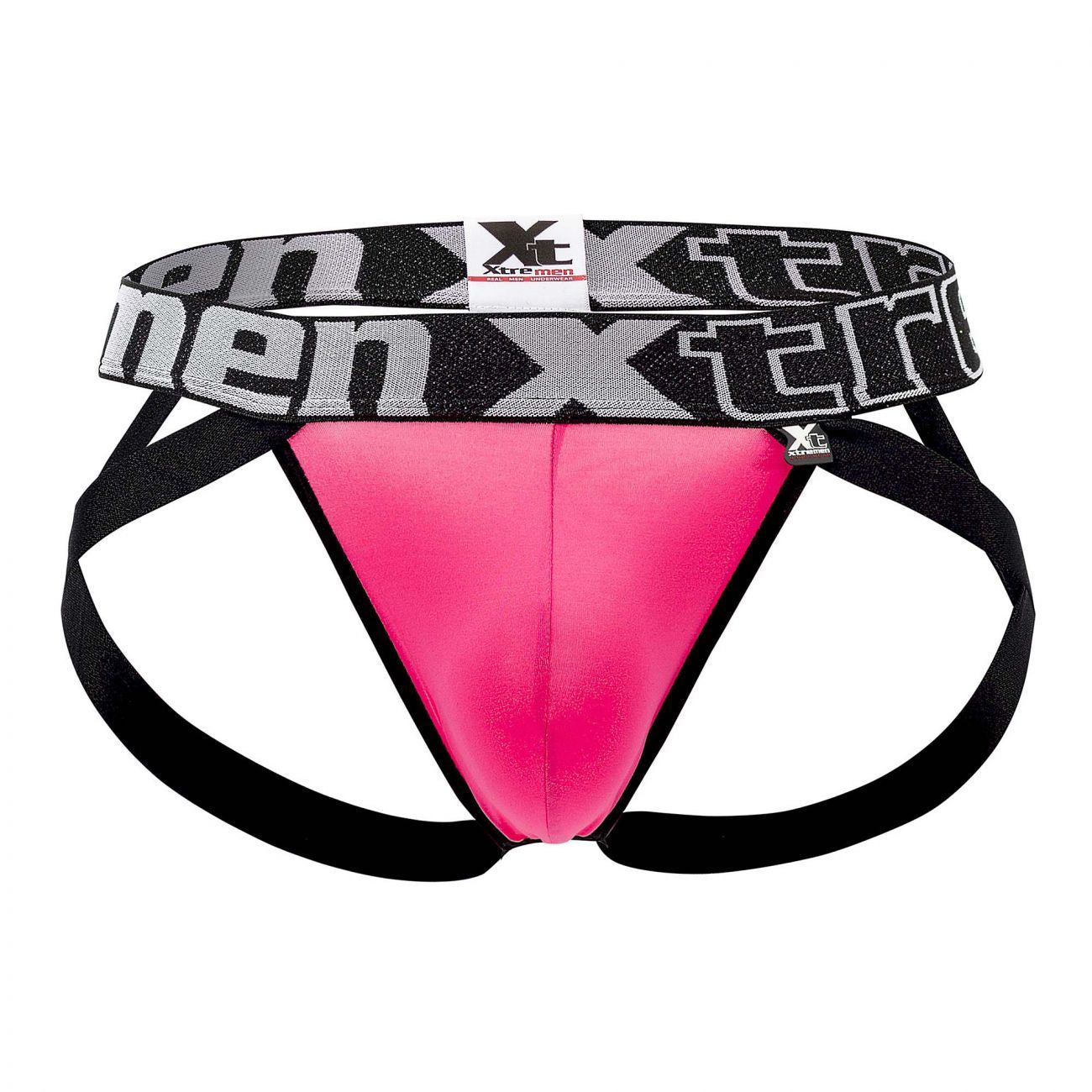 Xtremen 91054X-3 3PK Jockstrap Petrol-Fuchsia-Petrol Plus Sizes