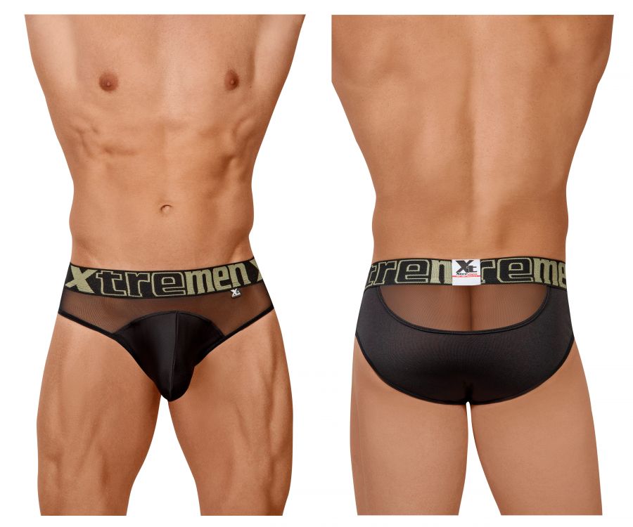 Xtremen 91059 Peekaboo Mesh Briefs