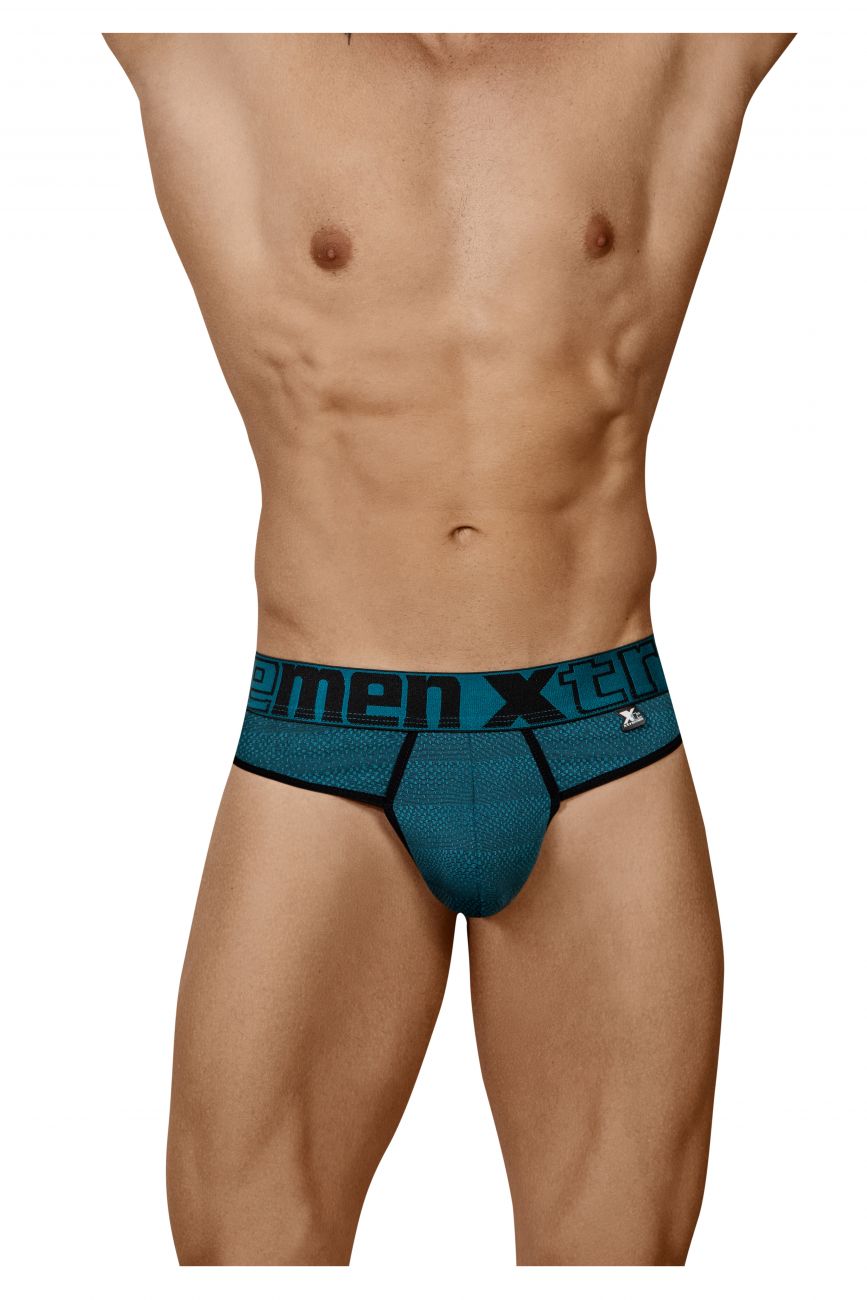 Xtremen 91064 Geometric Jacquard Thongs
