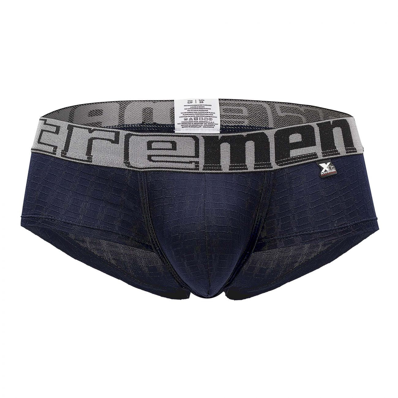 Xtremen 91067 Geometric Jacquard Briefs
