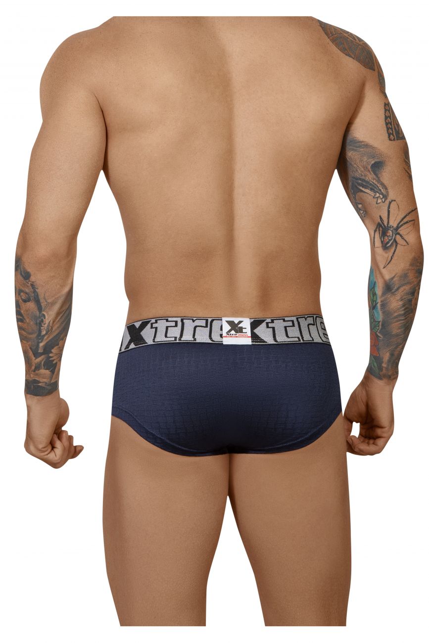 Xtremen 91067 Geometric Jacquard Briefs