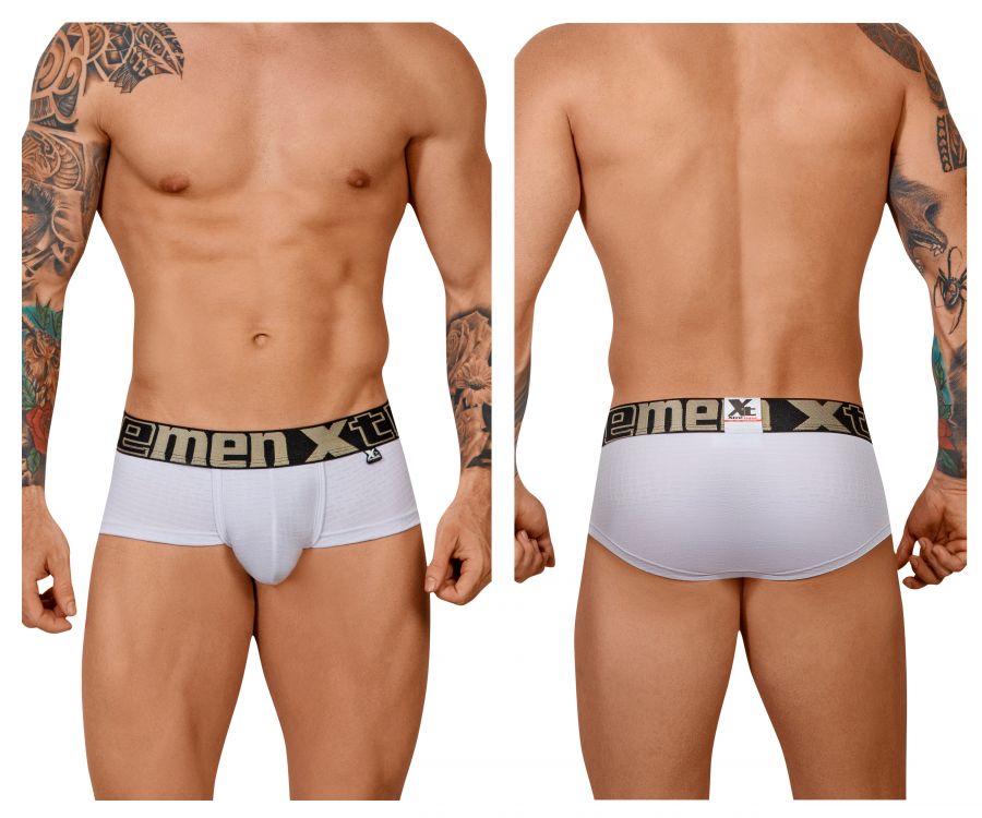 Xtremen 91067 Geometric Jacquard Briefs