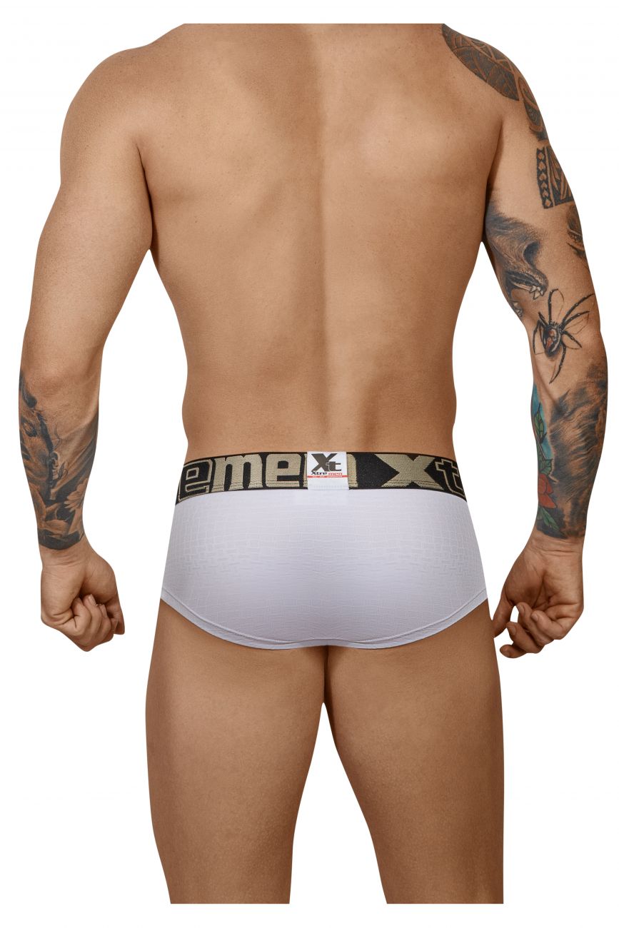 Xtremen 91067 Geometric Jacquard Briefs