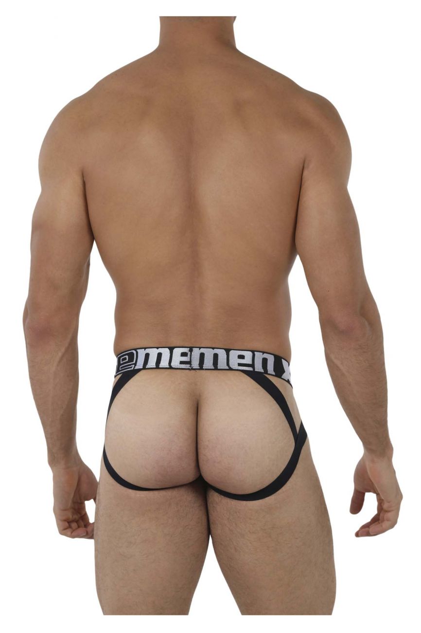 Xtremen 91069 Microfiber Jacquard Jockstrap Gray