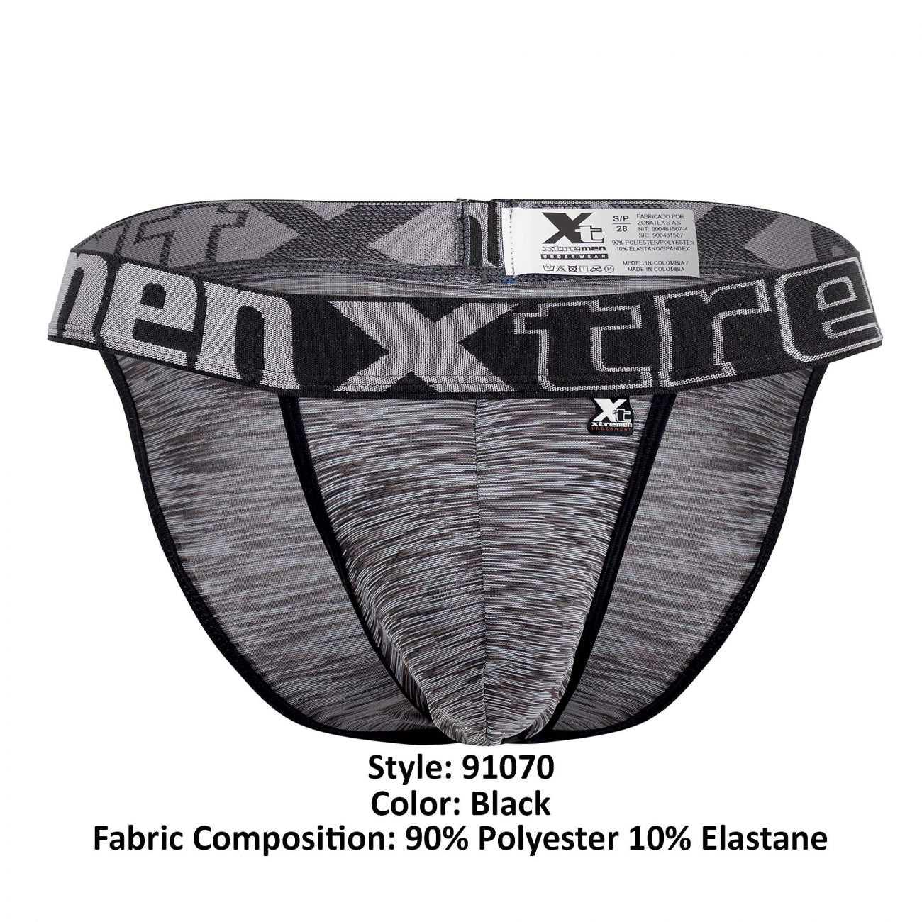 Xtremen 91070 Microfiber Bikini Black