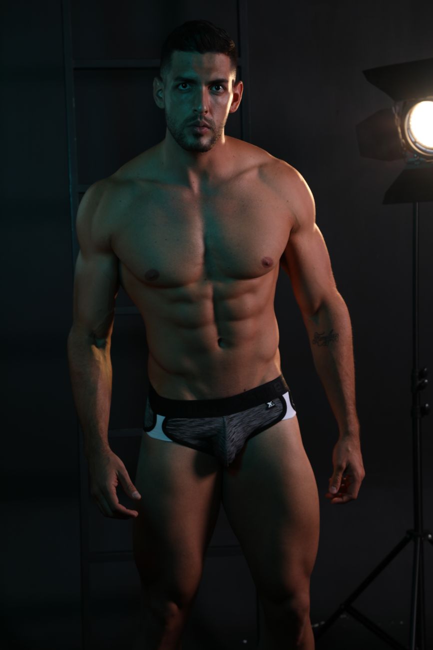 Xtremen 91071 Microfiber Sports Briefs Black
