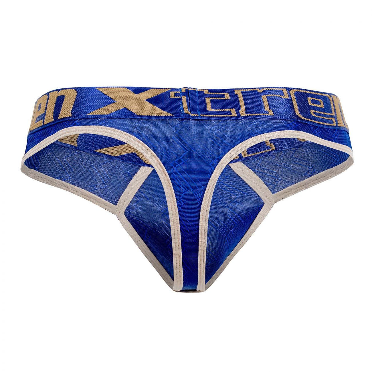 Xtremen 91073 Microfiber Jacquard Thongs Royal Blue