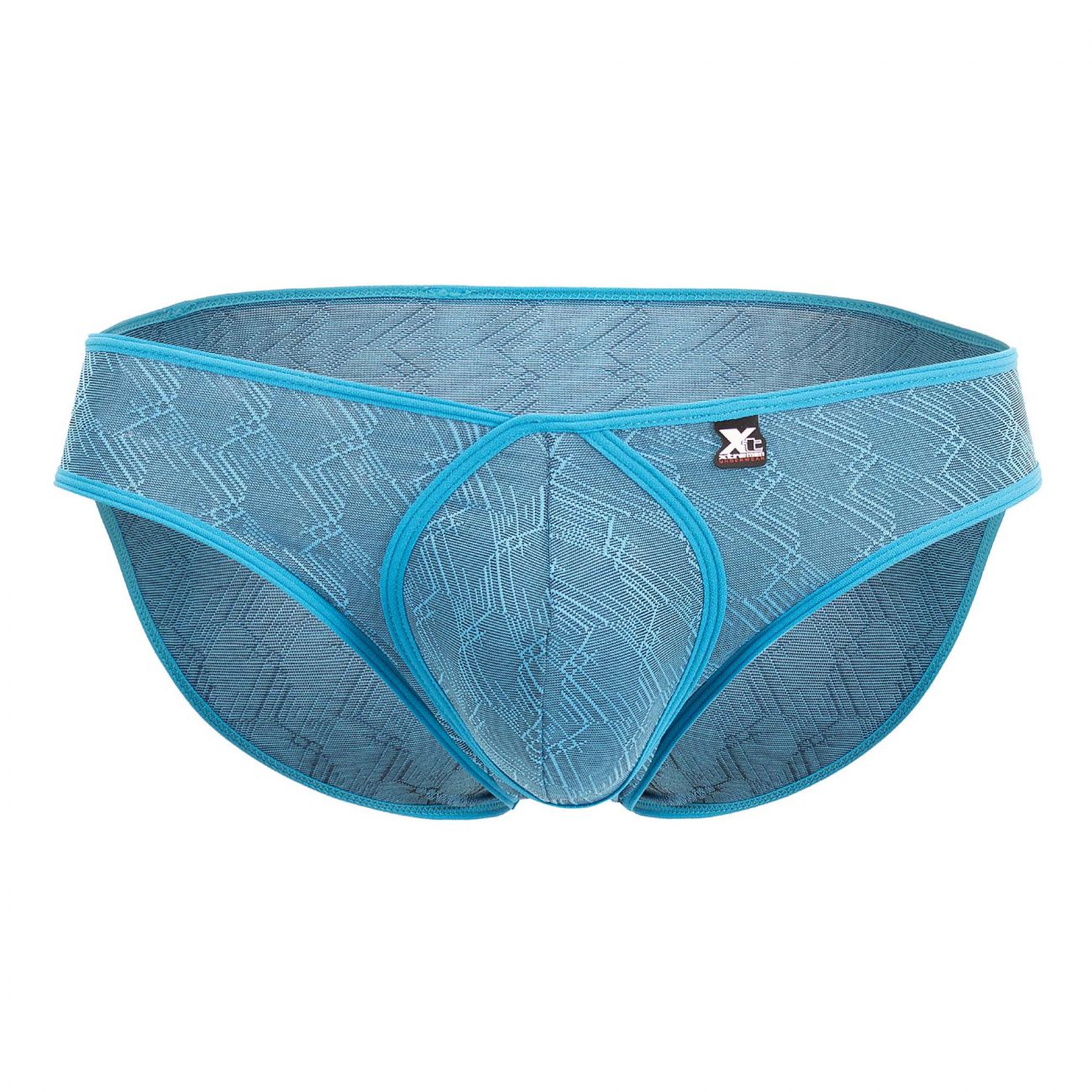 Xtremen 91075 Microfiber Jacquard Briefs Turquoise