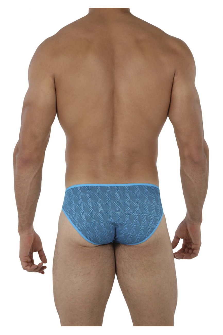 Xtremen 91075 Microfiber Jacquard Briefs Turquoise