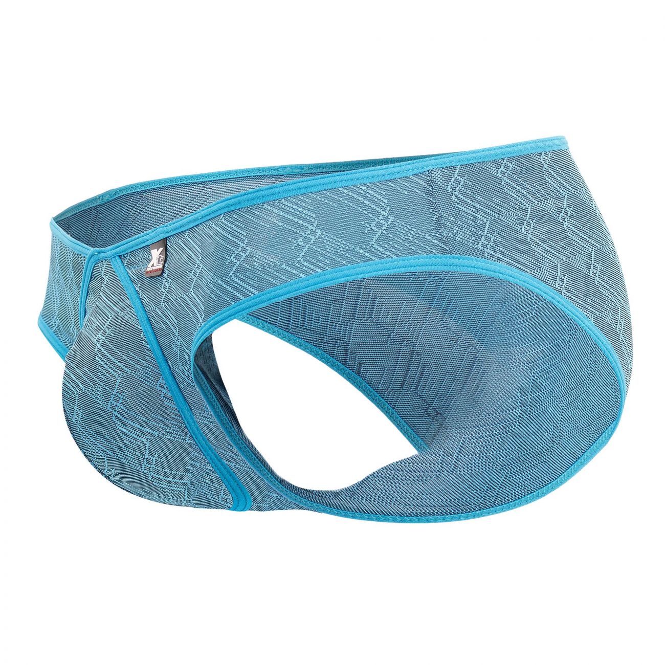 Xtremen 91075 Microfiber Jacquard Briefs Turquoise