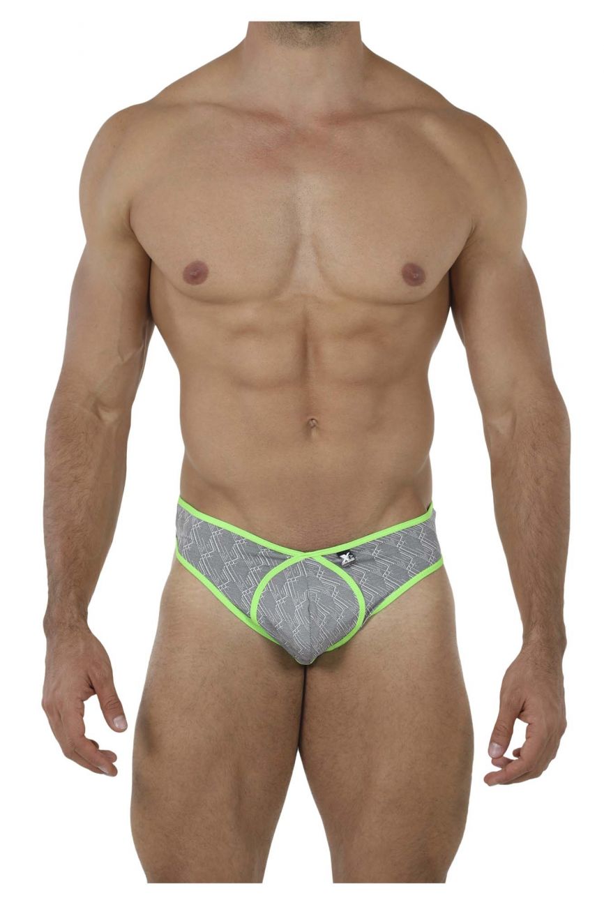 Xtremen 91077 Microfiber Jacquard Thongs Gray