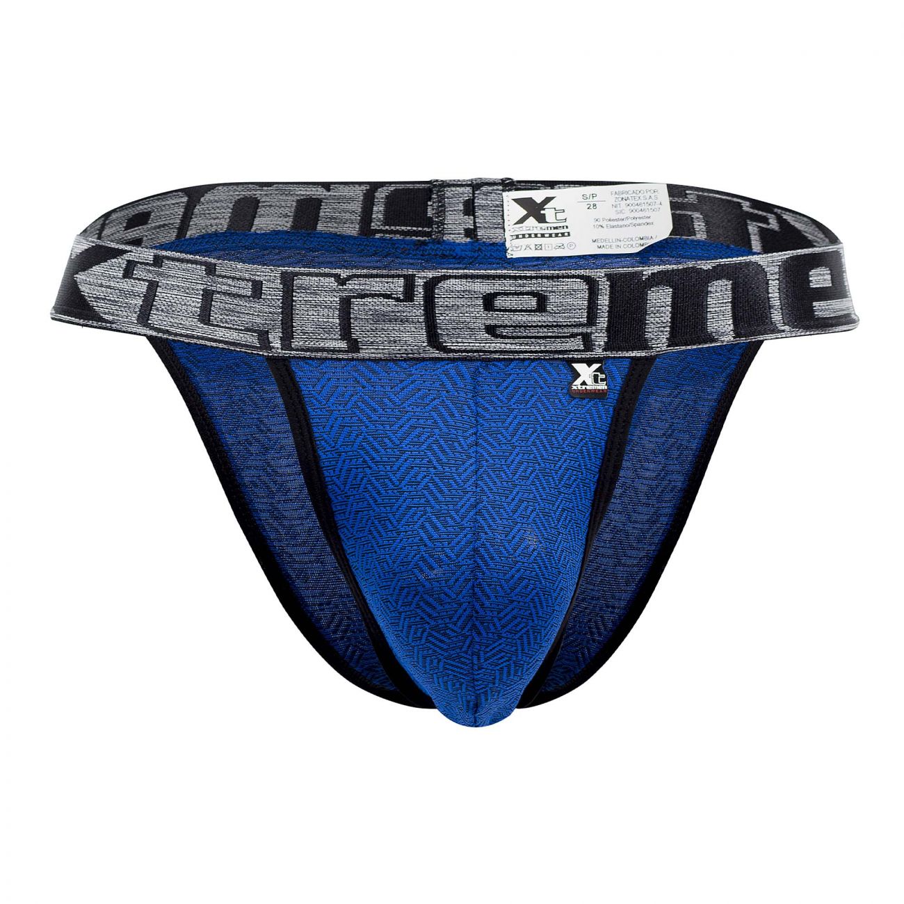 Xtremen 91081 Microfiber Jacquard Bikini Royal