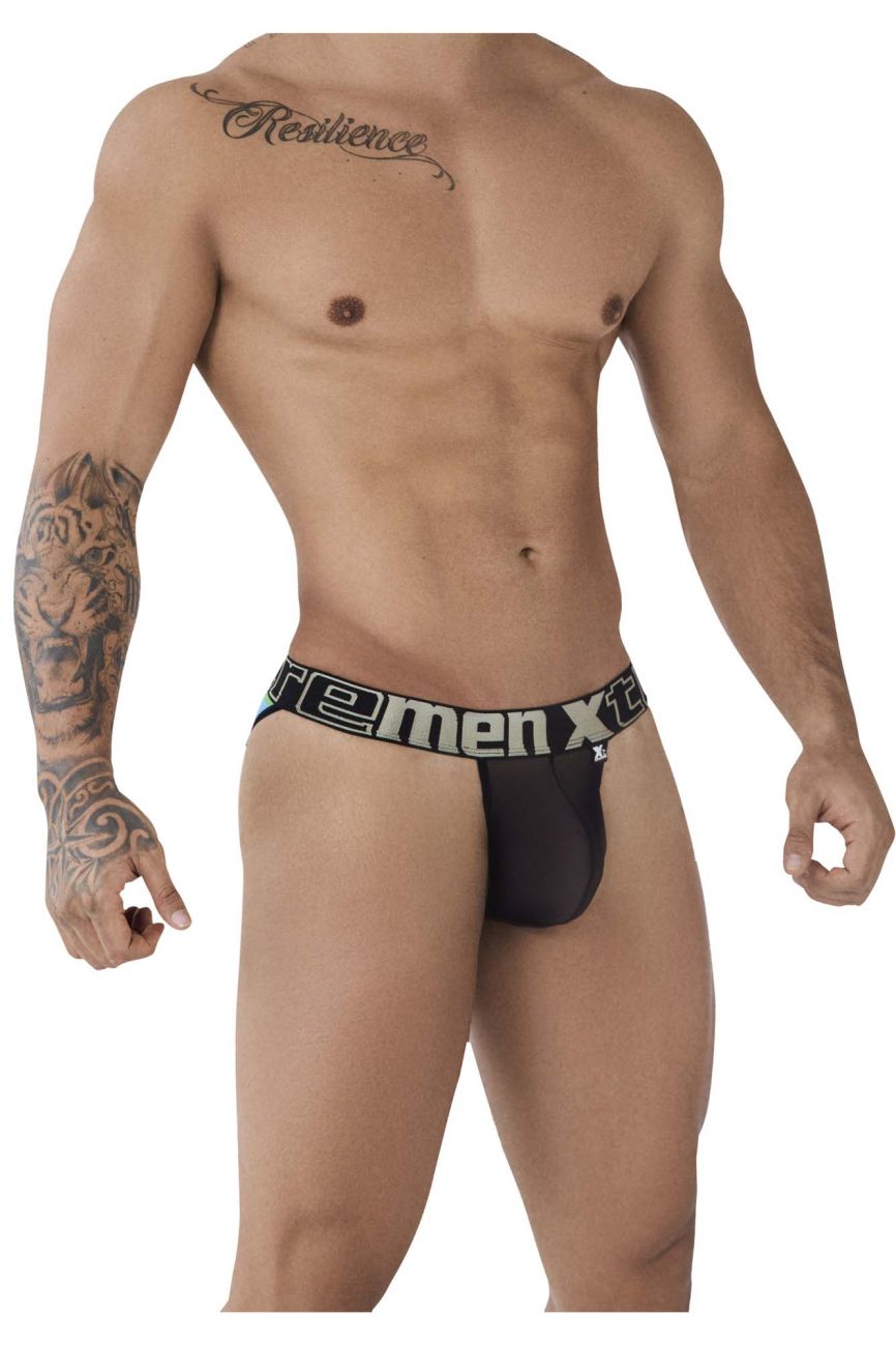 Xtremen 91082 Microfiber Pride Bikini Black