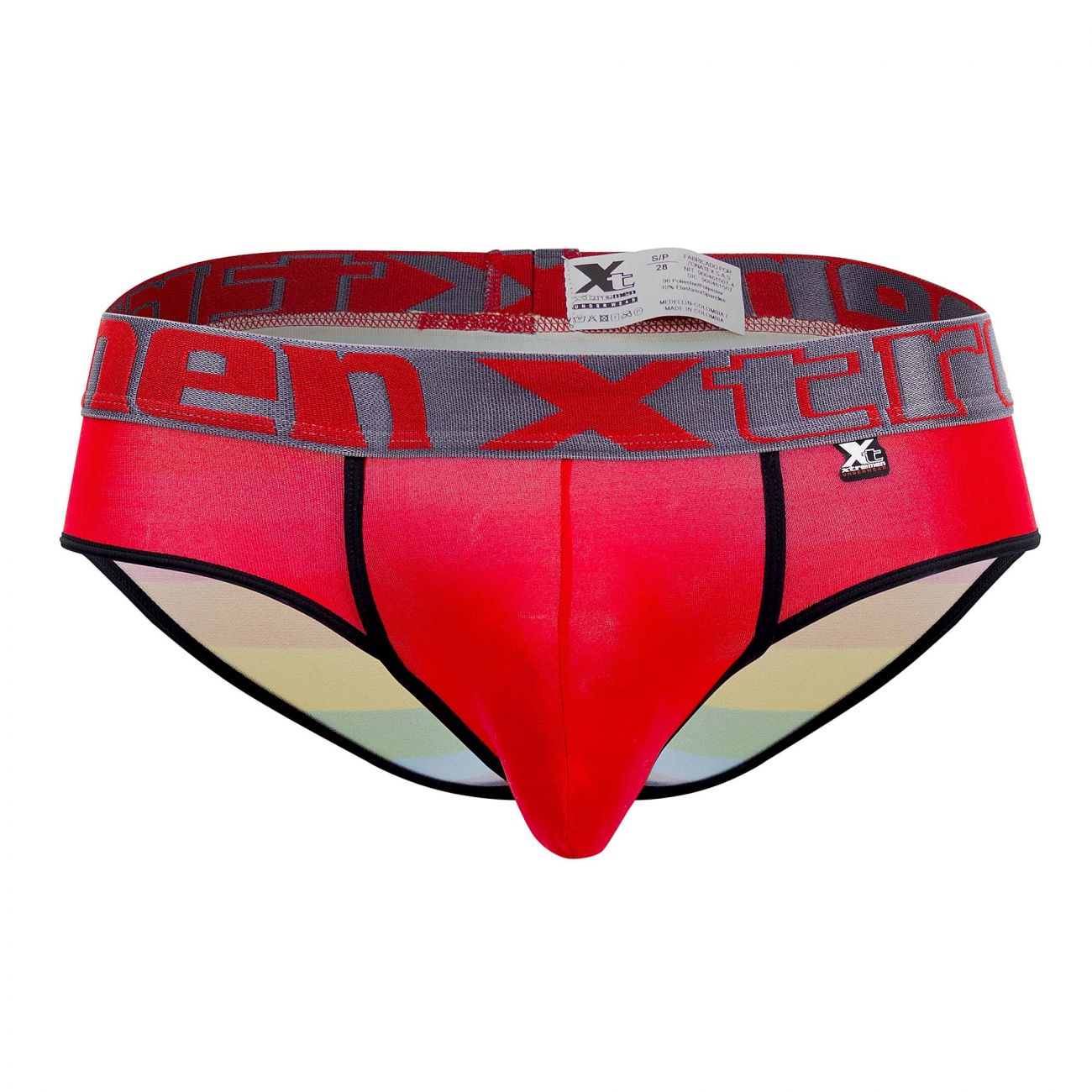 Xtremen 91088  Microfiber Pride Briefs Red