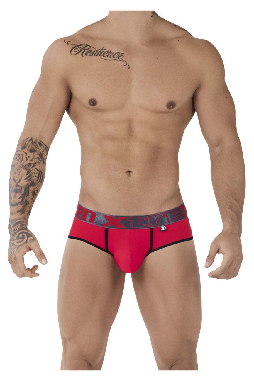 Xtremen 91088  Microfiber Pride Briefs Red