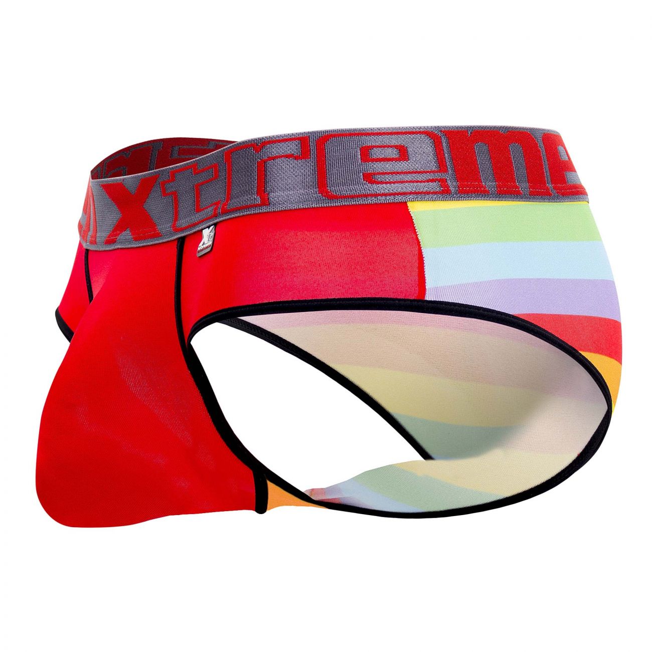 Xtremen 91088  Microfiber Pride Briefs Red