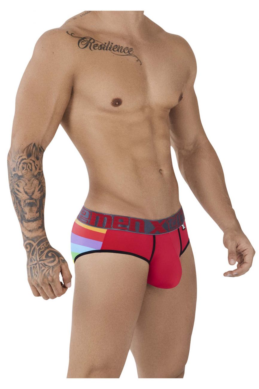 Xtremen 91088  Microfiber Pride Briefs Red