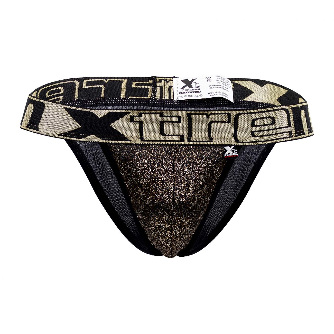 Xtremen 91089X Frice Microfiber Bikini Black Plus Sizes