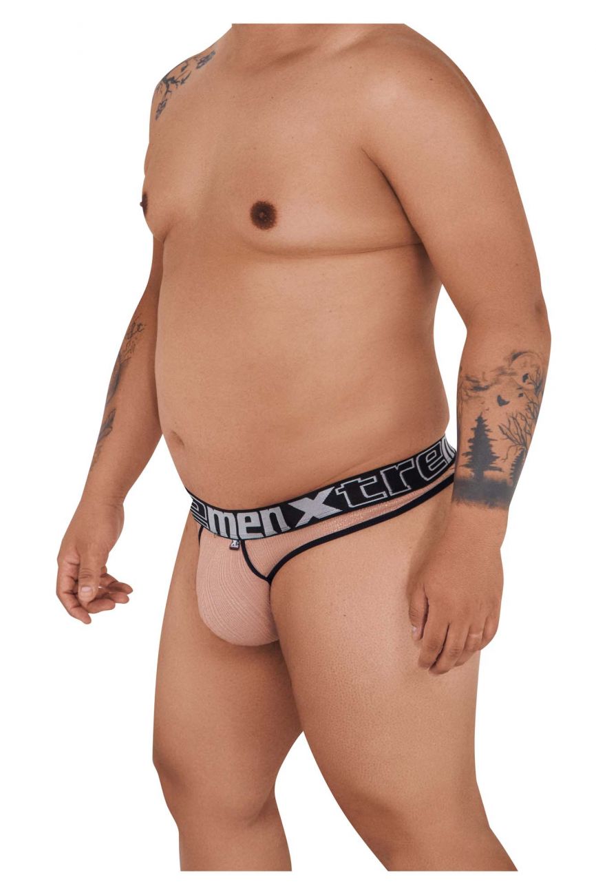 Xtremen 91091X Frice Microfiber Thongs Pink Plus Sizes