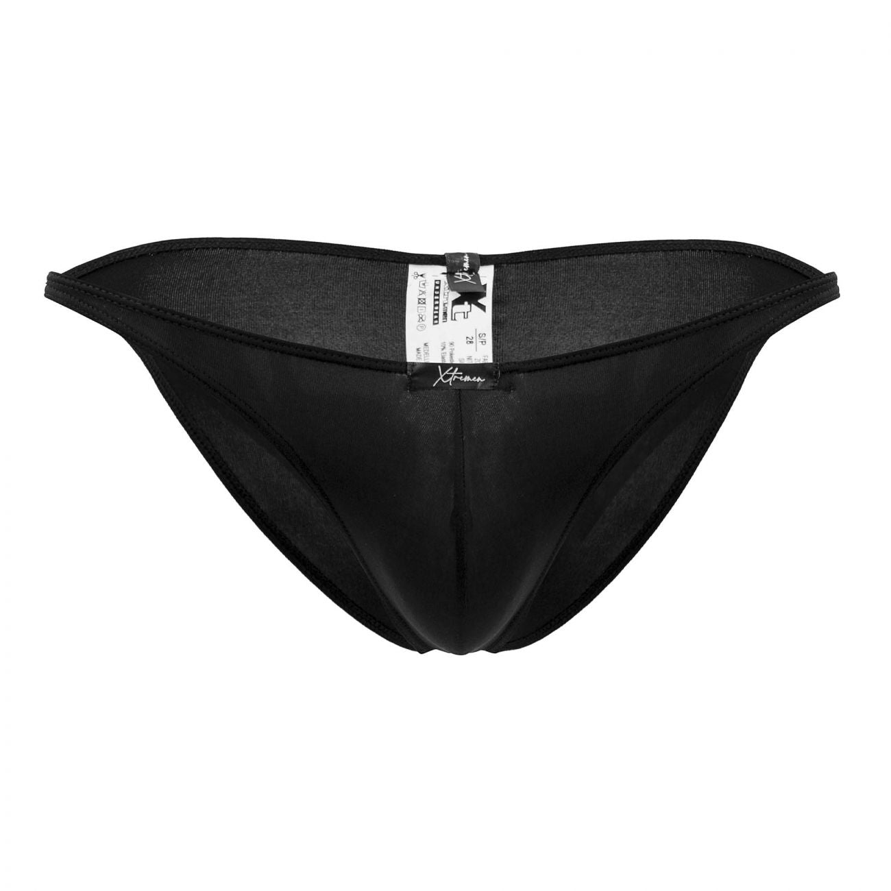 Xtremen 91093X Microfiber Bikini Black Plus Sizes