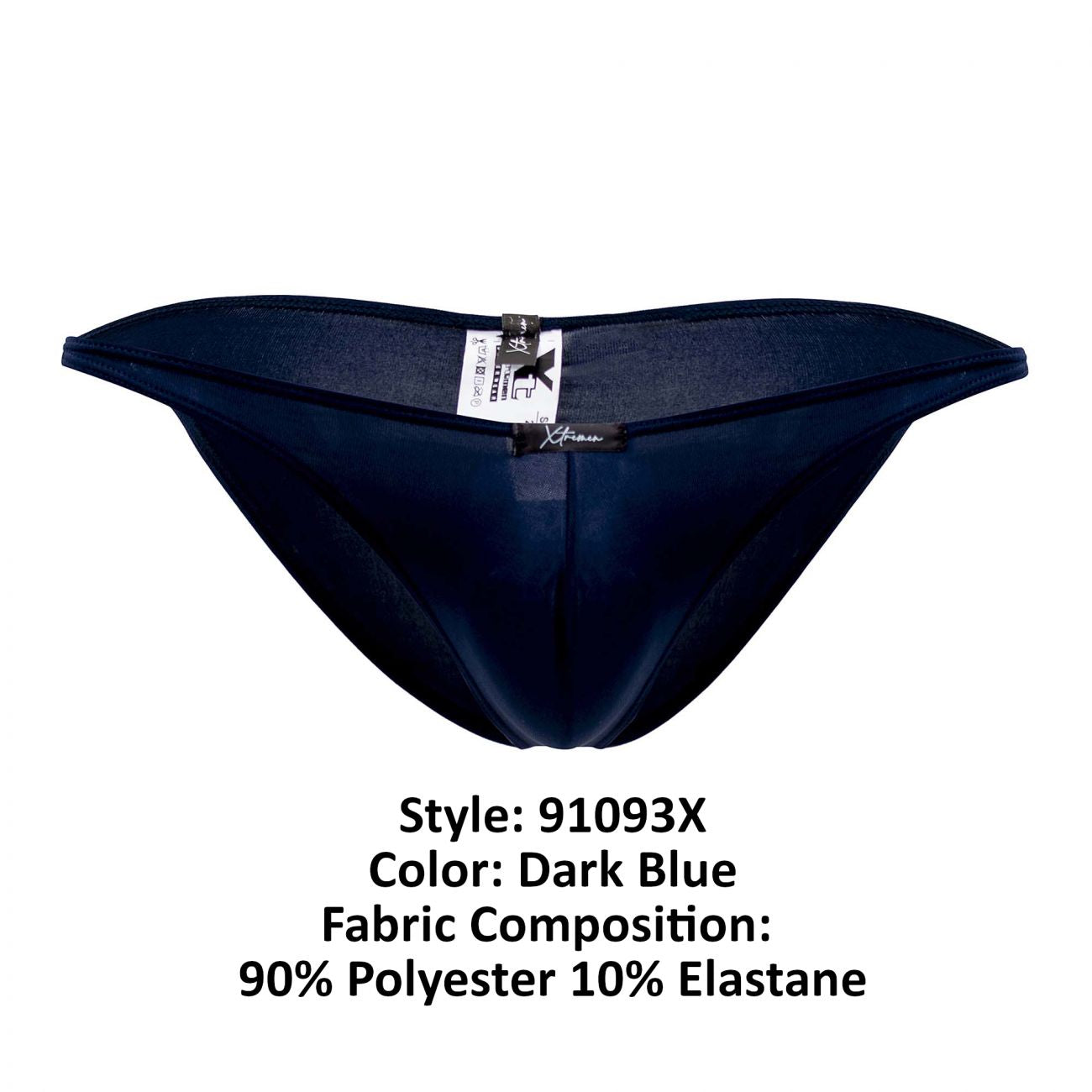 Xtremen 91093X Microfiber Bikini Dark Blue Plus Sizes