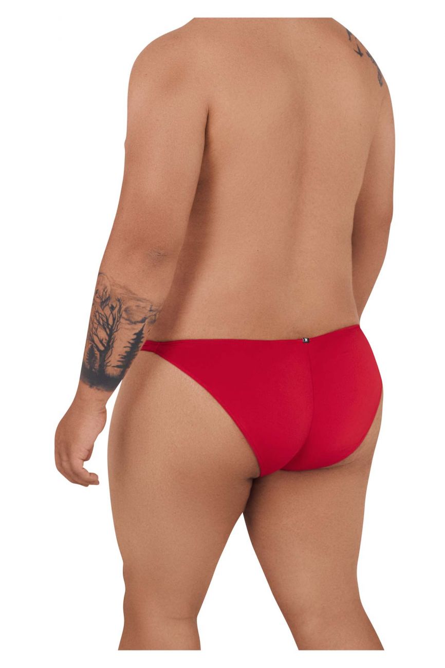 Xtremen 91093X Microfiber Bikini Red Plus Sizes