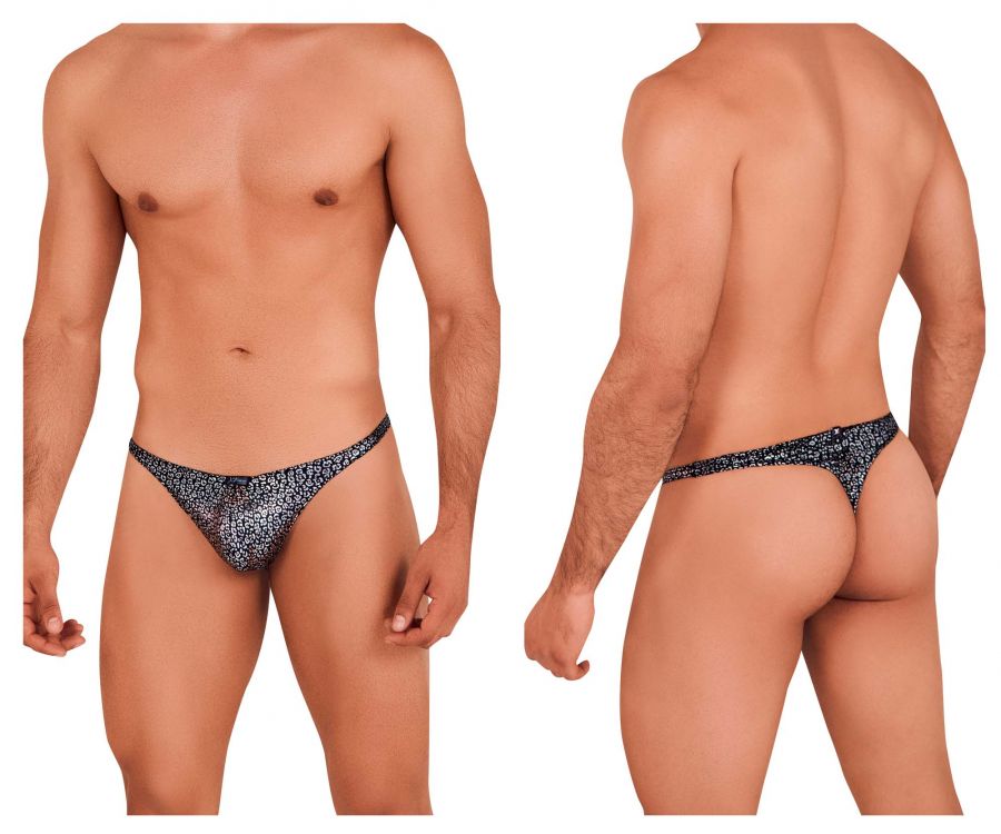 Xtremen 91096 Foil Microfiber Thongs Black